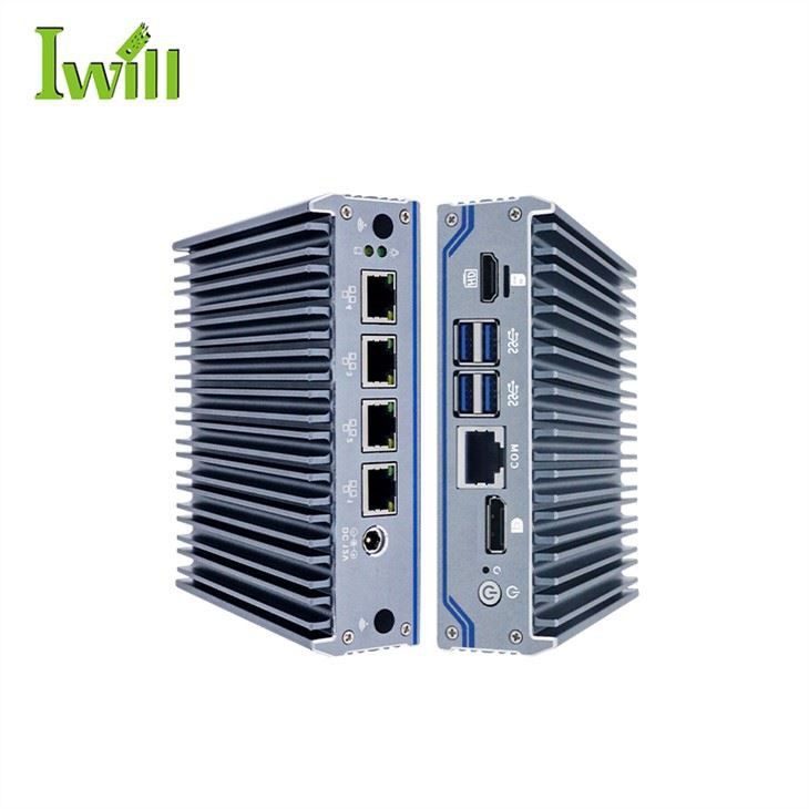 J4125 Mini PC 4 لین فین لیس کمپیوٹر